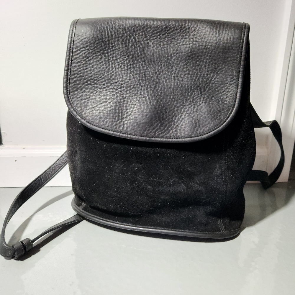 Vintage Coach Suede Bag